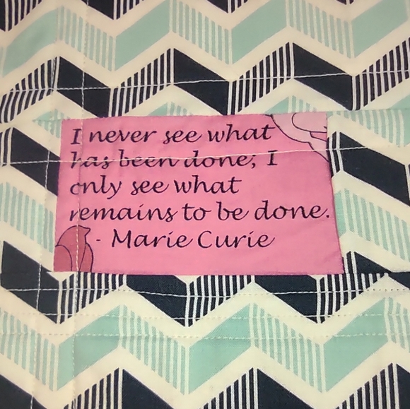 Chevron Pattern Mug Rug - Picture 3 of 5